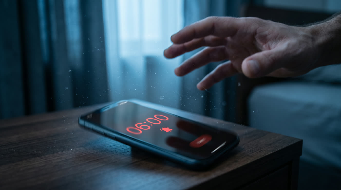 Cold phone-alarm opening frame